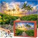 CASTORLAND Puzzle 3000 darab Színes napfelkelte Miamiban, USA - Napfelkelte Miamiban 92x68cm