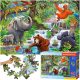 CASTORLAND Puzzle 40el. Maxi Jungle Animals - Dzsungel állatok - Dzsungel állatok