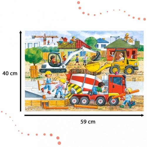 CASTORLAND Puzzle 40el. Maxi építkezés