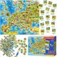 CASTORLAND Oktatási puzzle Európa térképe