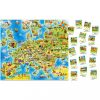 CASTORLAND Oktatási puzzle Európa térképe