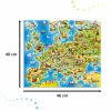 CASTORLAND Oktatási puzzle Európa térképe