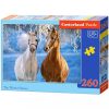 CASTORLAND Puzzle 260el. A téli lovak