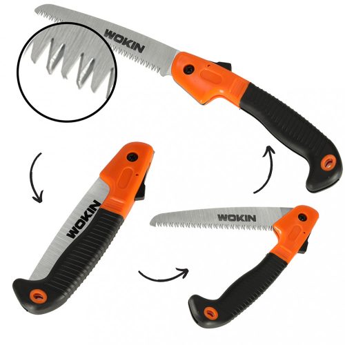 Kerti kézifűrész ágak összecsukásához 180mm
