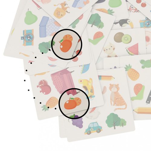 Kártyajáték megtalálni a pár 54 kártya és egy csengő