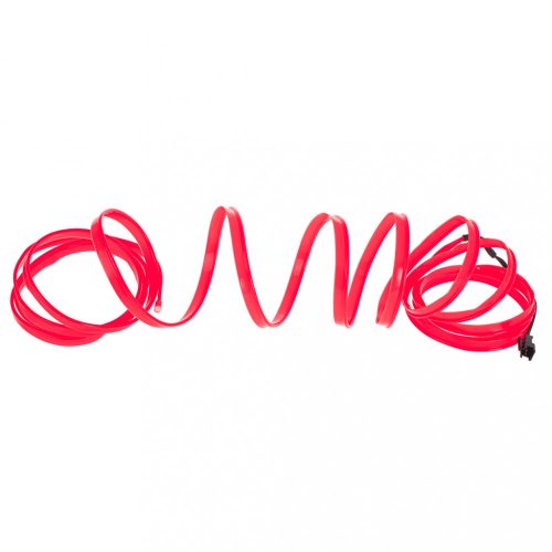 LED környezeti világítás autóhoz / autó USB / 12V szalag 5m piros