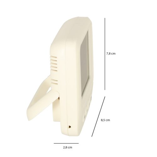 Hidrométer Óra Szobahőmérő Páratartalom mérő LCD