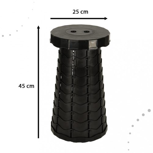 Összecsukható szék, fekete