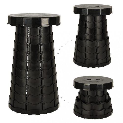 Összecsukható szék, fekete