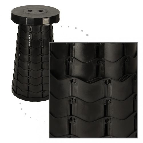 Összecsukható szék, fekete