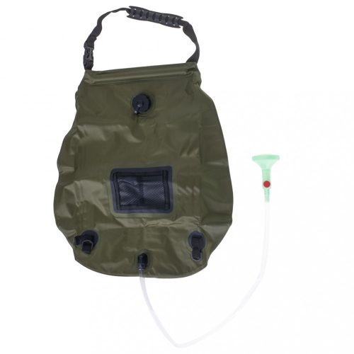 Napkollektoros kemping zuhanyzó 20L XXL hőmérővel