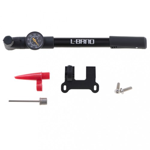 L-BRNO Kerékpár felfúvó nyomásmérővel, kézi markolattal