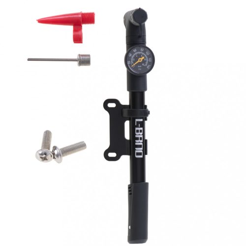 L-BRNO Kerékpár felfúvó nyomásmérővel, kézi markolattal