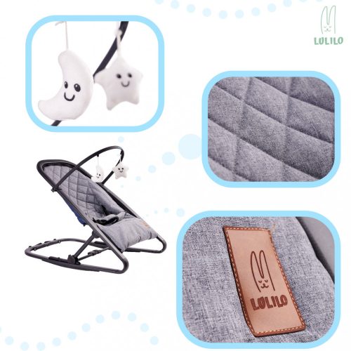 LULILO baba hintaszék ROKULO + játékok