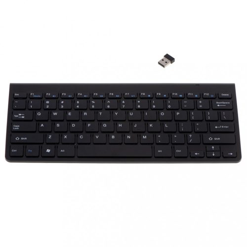 Smart TV vezeték nélküli billentyűzet fekete