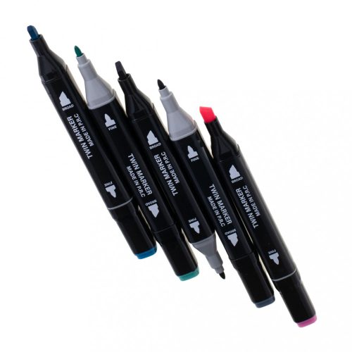 Kétoldalas alkoholos filctollak a 168-as tokban + állvány