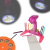 Projektor írásvetítő diaképek tanulására lila színű diaképek rajzolásához