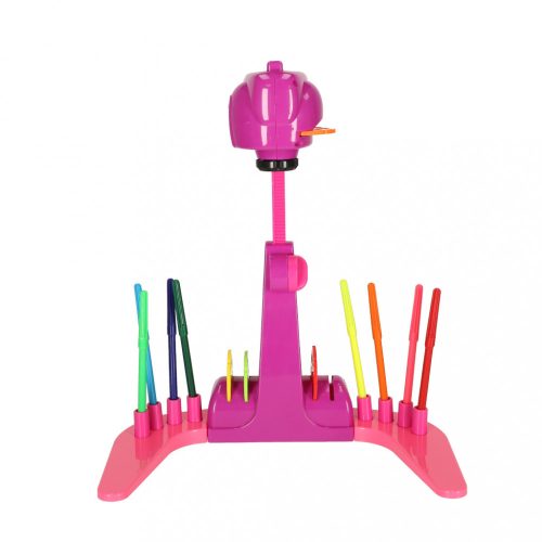 Projektor írásvetítő diaképek tanulására lila színű diaképek rajzolásához