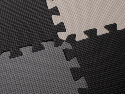 Hab puzzle szőnyeg 9el. szürke-krém-grafit 180cmx180cm