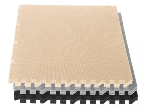 Hab puzzle szőnyeg 9el. szürke-krém-grafit 180cmx180cm