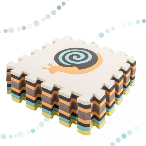 Habszivacs puzzle szőnyeg gyerekeknek 9 el. színű