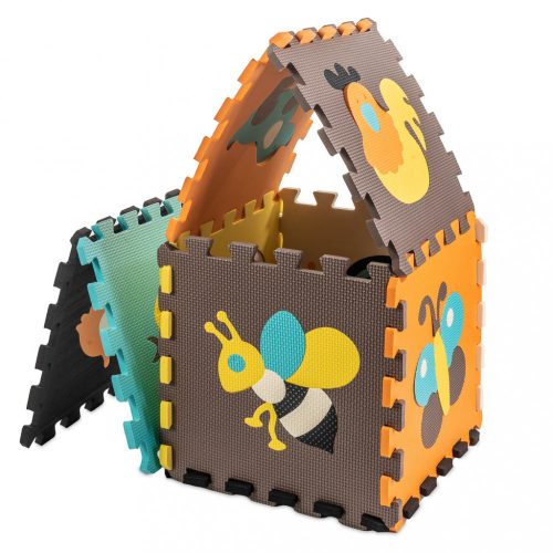 Habszivacs puzzle szőnyeg gyerekeknek 9 el. színű