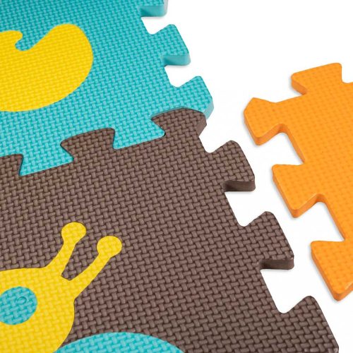 Habszivacs puzzle szőnyeg gyerekeknek 9 el. színű