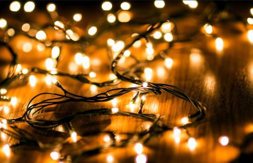 LED lámpák fénylánc 10m 100LED meleg fehér