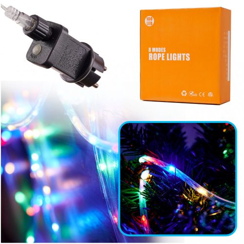 LED fényfüzér 10m 100LED több színű