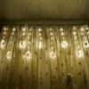 LED karácsonyfa kép függöny fényei 3m 10 USB izzók