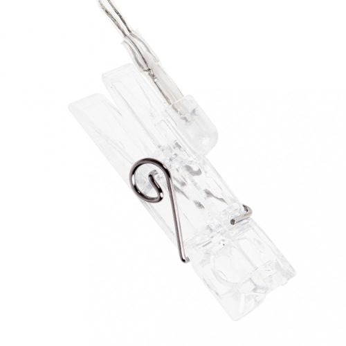 LED fotó klipsz fények 3m 20LED meleg fehér