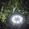 Napkollektoros kerti LED földi inváziós lámpa 12db