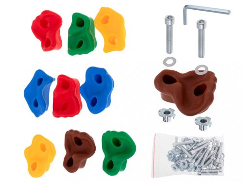 Mászókő tartók gyerekeknek 10db