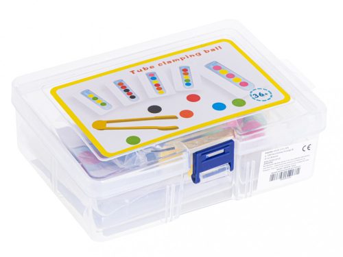 Oktatási kirakós színes montessori golyók