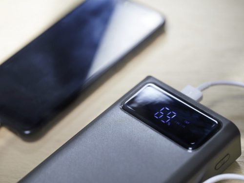 L-BRNO Power Bank 30000mAh LED kijelzővel fekete