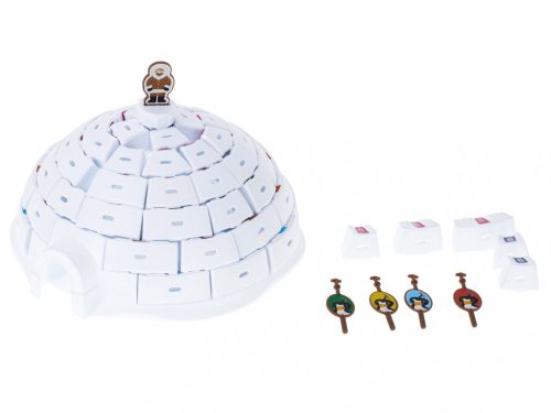 Ügyességi játék építeni igluos pingvinek