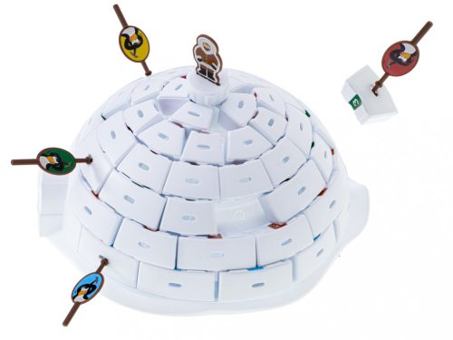 Ügyességi játék építeni igluos pingvinek