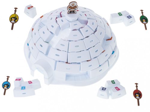 Ügyességi játék építeni igluos pingvinek