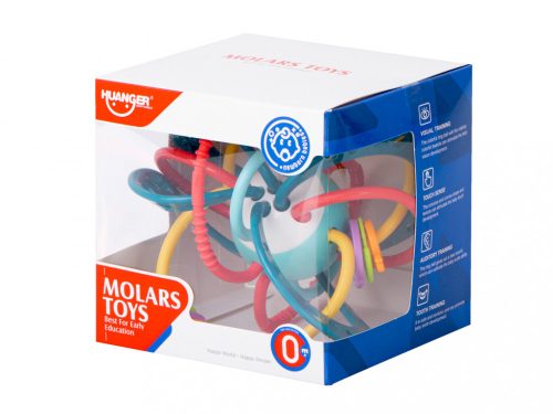 Érzékszervi csörgő kisgyermekeknek türkizkék