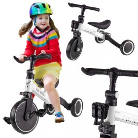   Trike Fix Mini terepjáró tricikli 3in1 pedálokkal, fehér színben