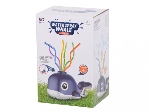 Vízpermetező kerti szökőkút gyerekeknek bálna