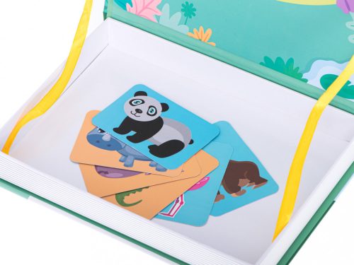 Mágneses kirakós szafari állatok 47el.