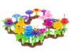 Építőkockák Virágos kert virágok építő készlet 104részes