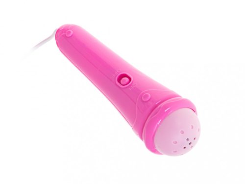 Elektromos rock gitár mikrofonnal lila