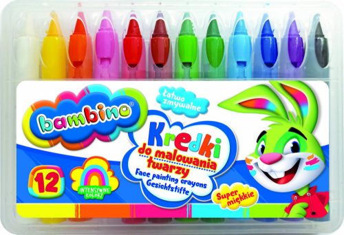 BAMBINO arcfestő ceruzák 12 színben