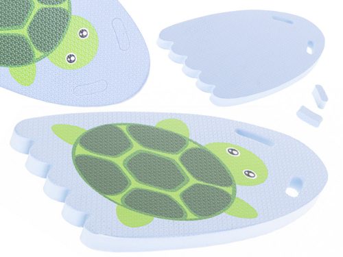 Úszás oktató tábla, teknős minta