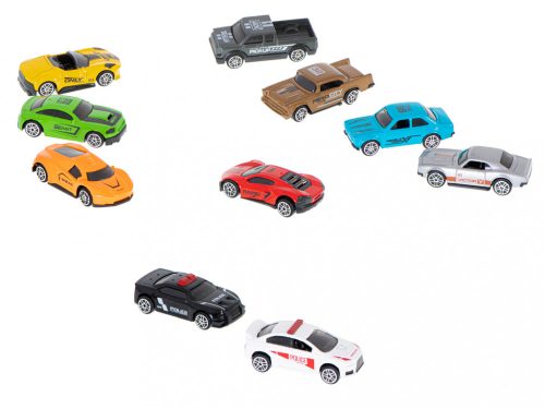 Fém autók reszortok 16db 7,5cm-es készlet