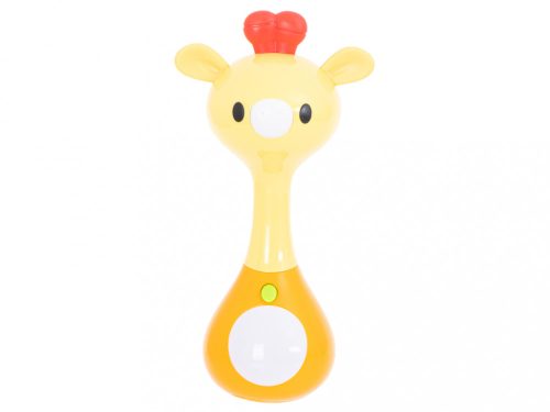 Csörgő csörgő + hangok fények zsiráf HOLA