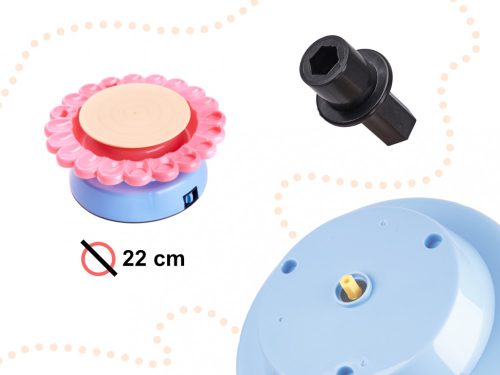 Kerámia korongozó, kreatív készlet, agyaggal és festékekkel, 600g