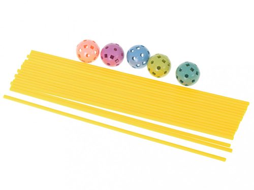 Építőkockák cső szalma alap sátorház 320el.